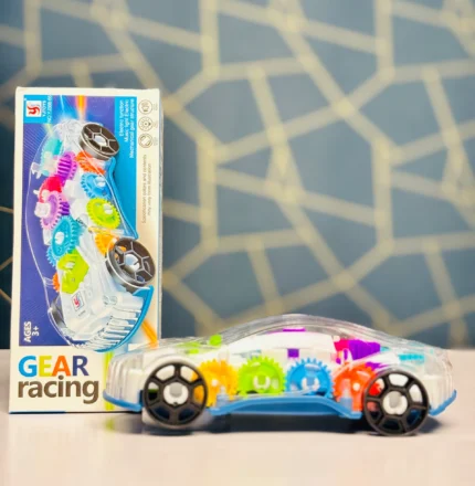 Transparent Gear Racing Car Toy